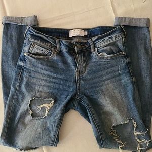 Pacsun Kendall and Kylie Ripped Jeans